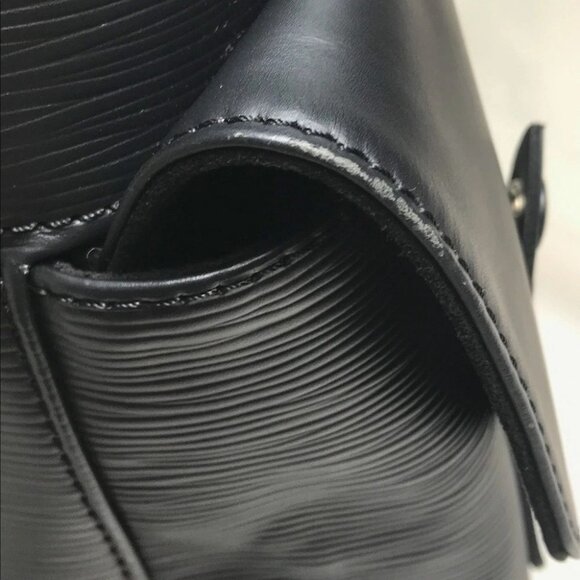 LOUIS VUITTON M50159 Epi Christopher PM Backpack-Bag Epi Leather Black/SilverHW main image 8